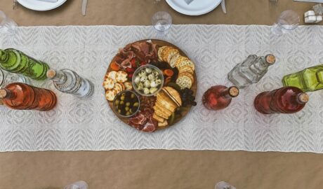 Photo Wine and cheese