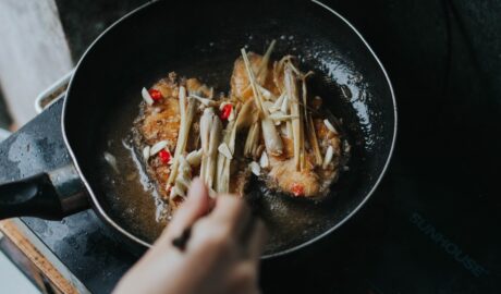Photo Wok cooking