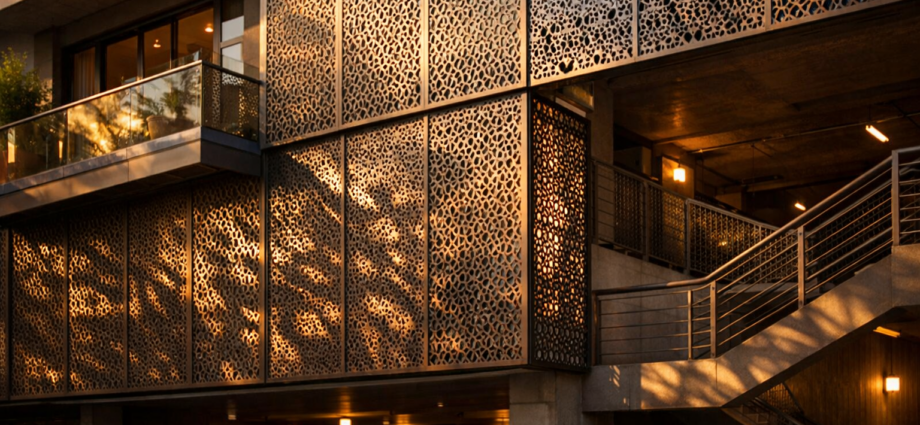 Cele mai creative utilizări ale plăcilor metalice perforate în arhitectură