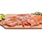 Photo marinate chicken meat