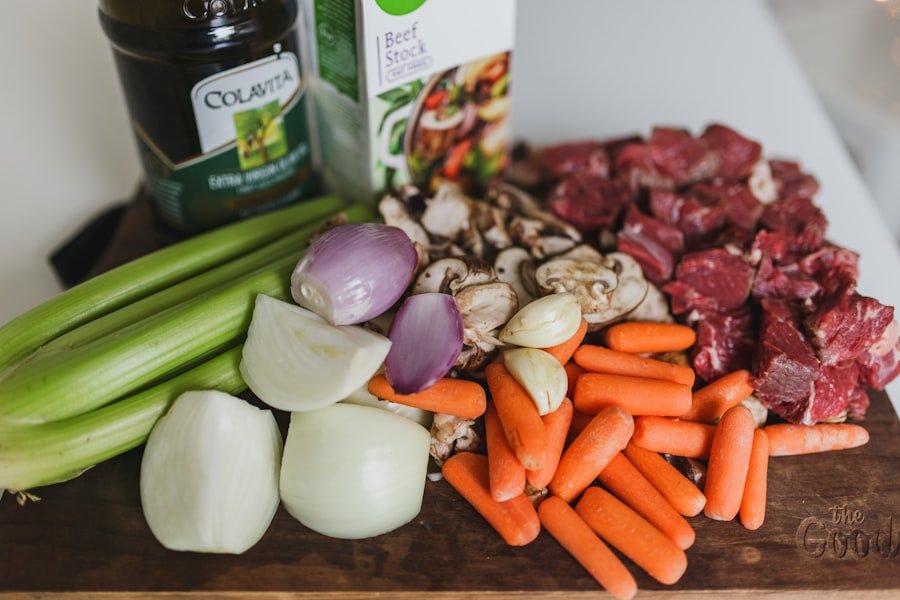 cooking vegetables
