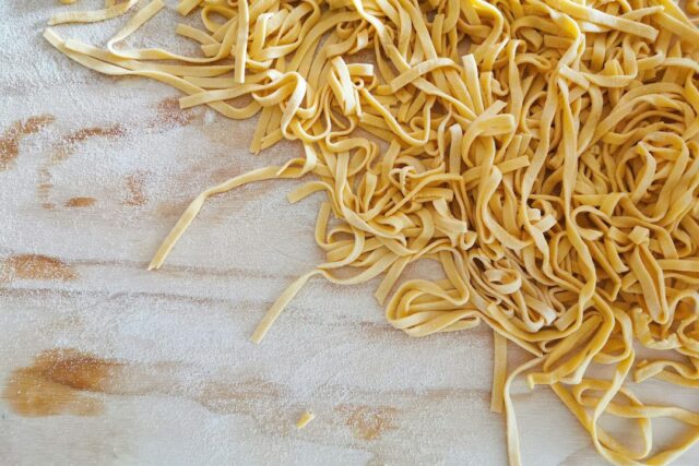 Photo cooking pasta
