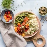 Photo vegetarian meal