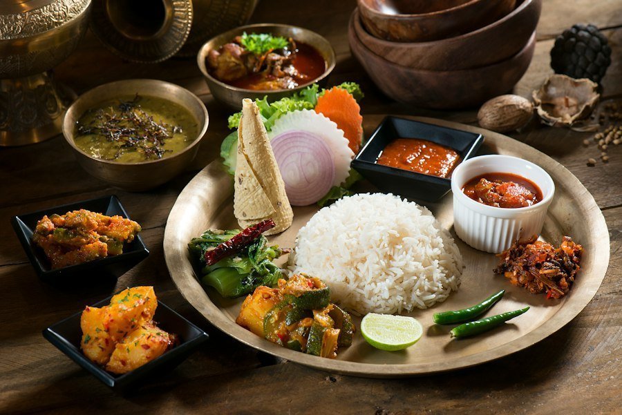 Photo vegetarian meal