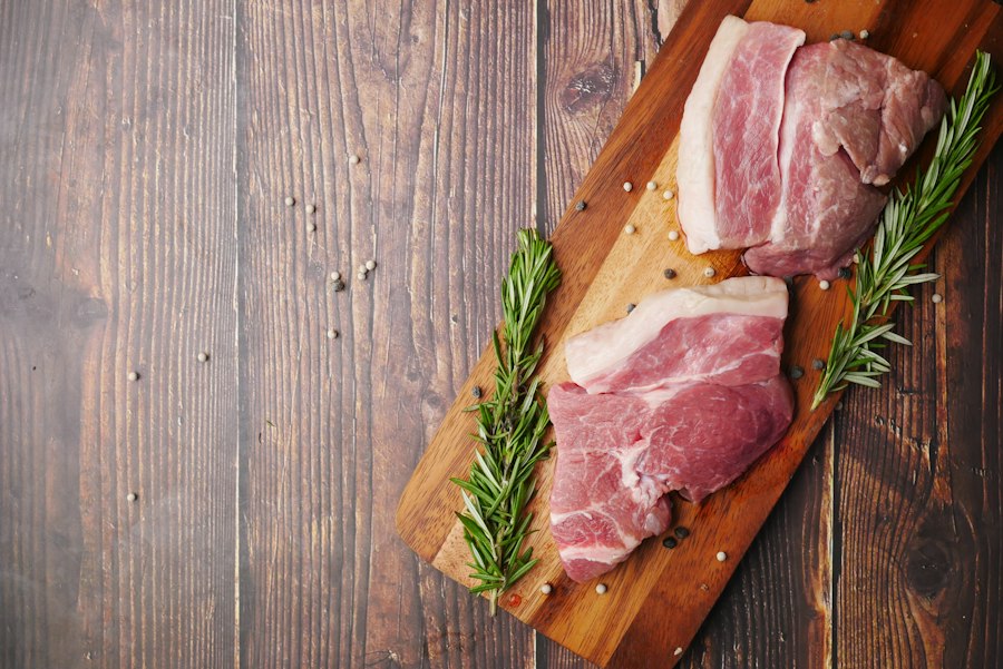Photo meat preparation guide