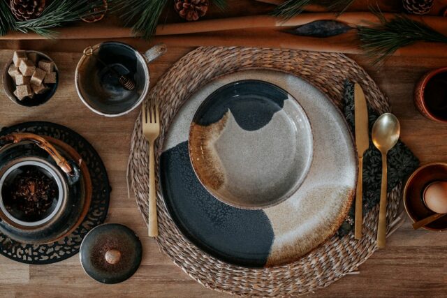 Photo festive table setting ideas