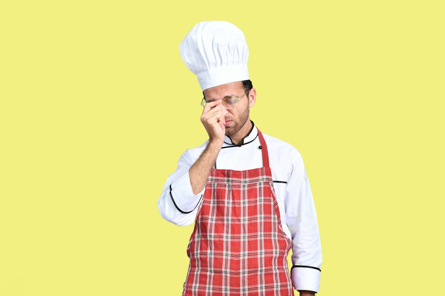 Photo common cooking technique mistakes
